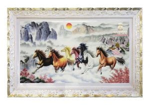 tranh đá quý phong thủy