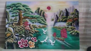 tranh đá quý cao cấp