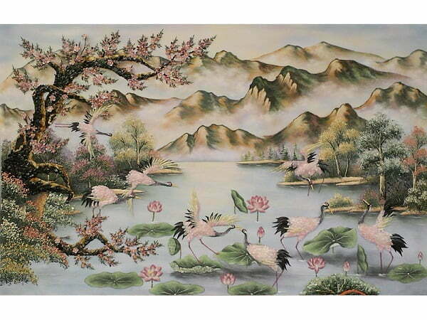 1645237025 831 Tranh da quy sen hac buc tranh mang gia tri 20220307