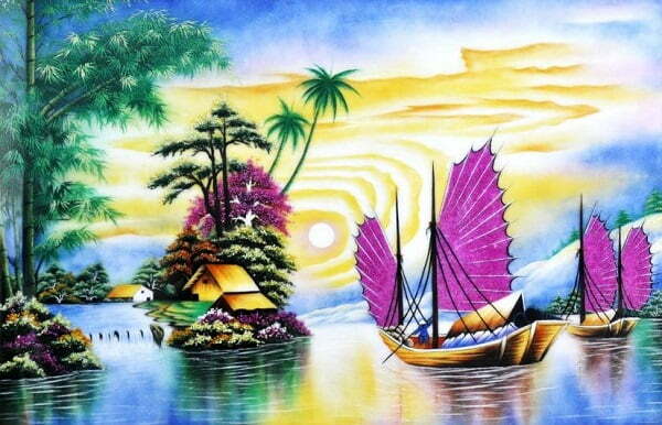 1645241465 590 Buc tranh da quy thuyen buom an chua su may 20220307