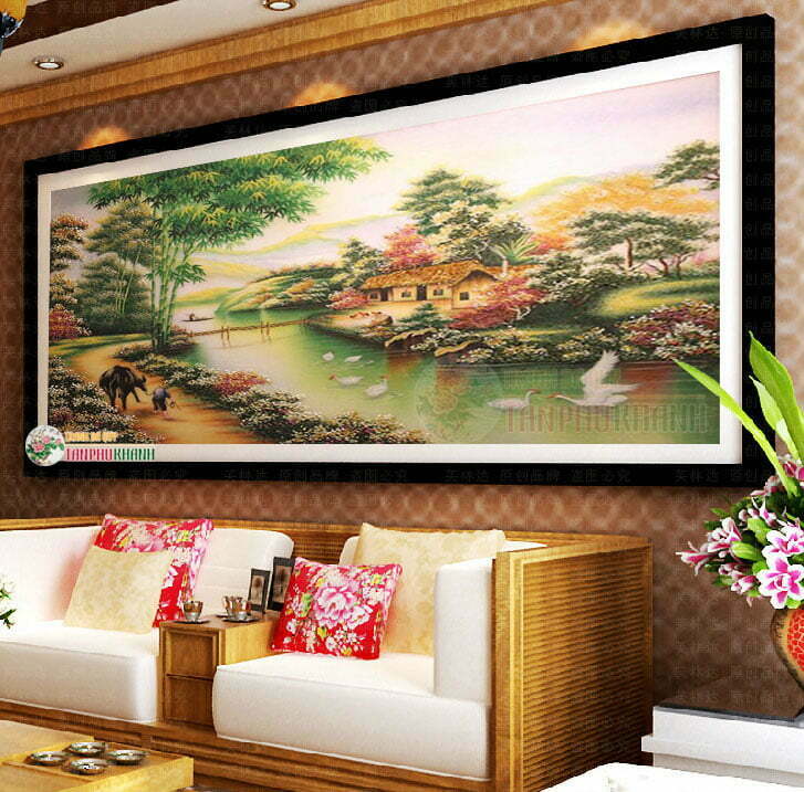 Cách treo tấm tranh đá quý hợp tử vi phong thủy giúp người chủ sở hữu đón lộc năm mới 15 1645755942 103 Cach treo tranh da quy hop phong thuy giup gia 20220307