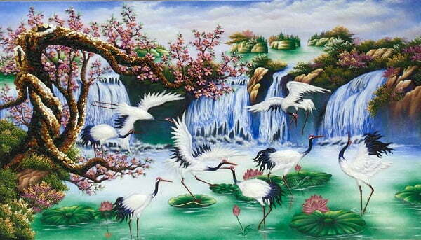 Tranh da quy sen hac buc tranh mang gia tri 20220307