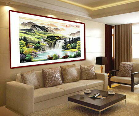 Tranh treo phong khach chung cu nen chon nhung mau 20220307